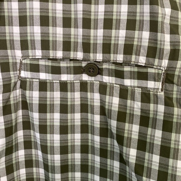 Alpine Design Tech Series Plaid Short Sleeve Button Down Shirt Mesh Hiking - Picture 4 of 15